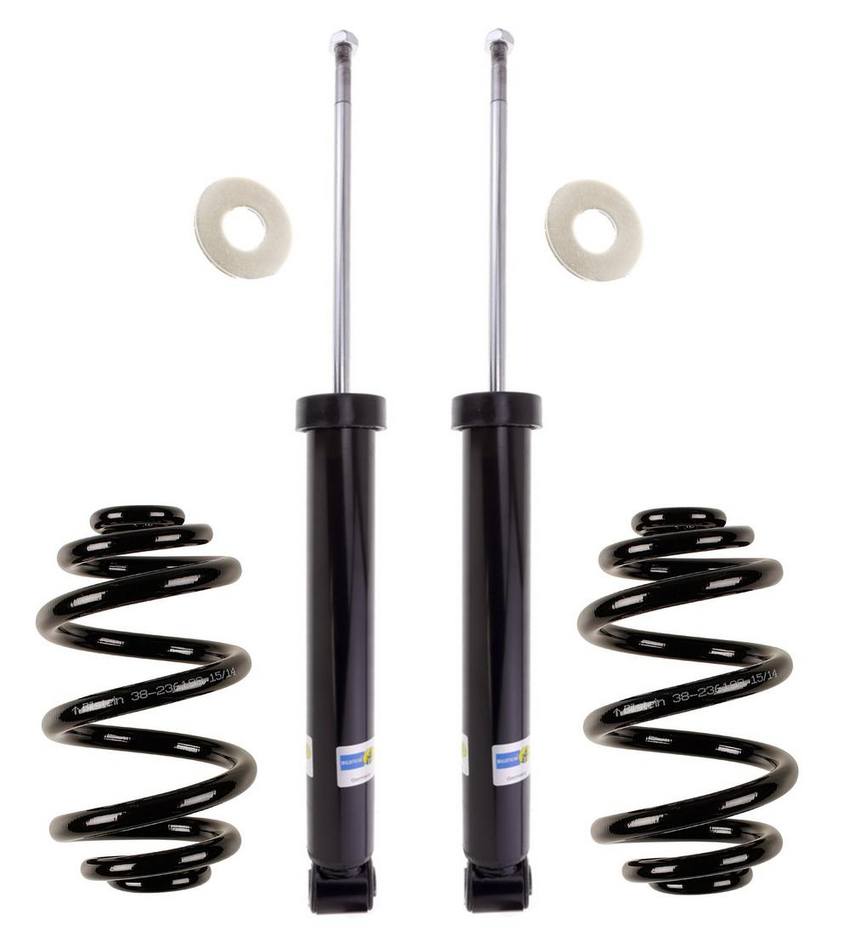 BMW Shock Absorber and Coil Spring Assembly - Rear (B4 OE Replacement) 33536750758 - Bilstein 3808517KIT